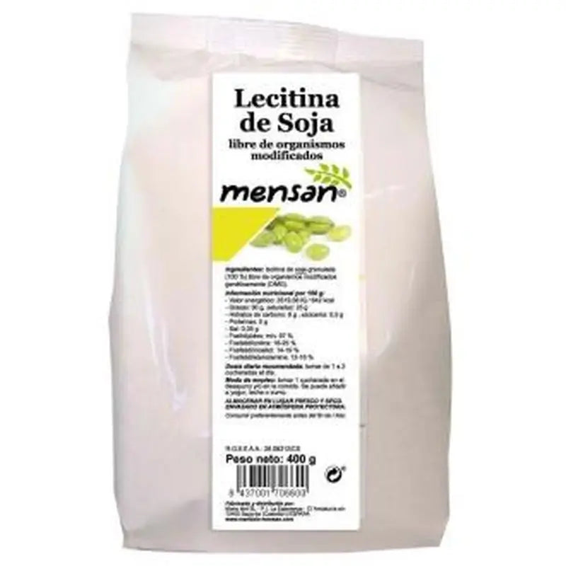 Mensan Lecitina De Soja Bolsa 400Gr. No Transgenica