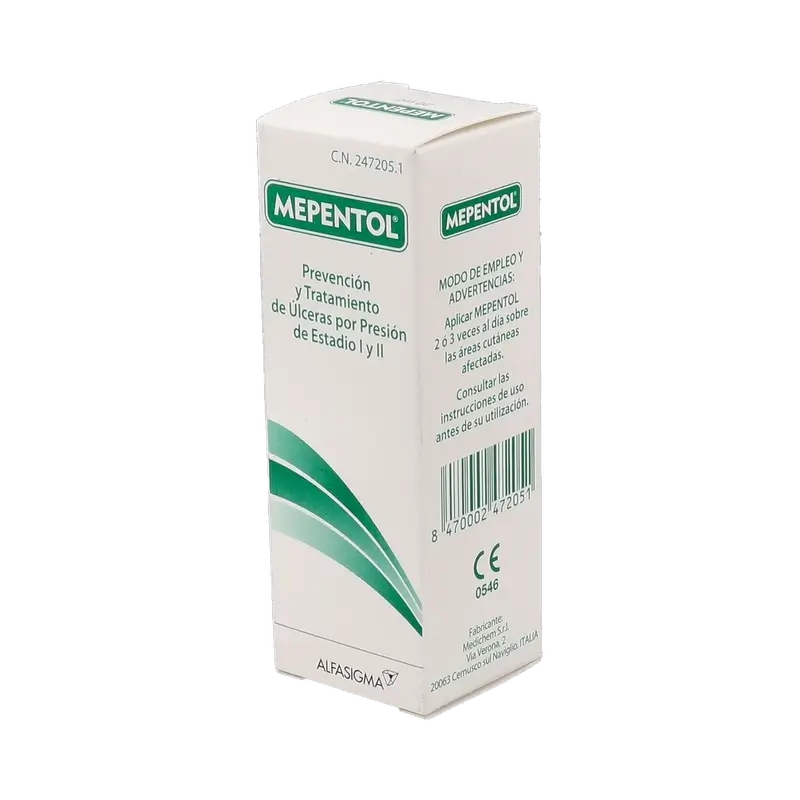 Mepentol Spray para úlceras, 3 x 20 ml