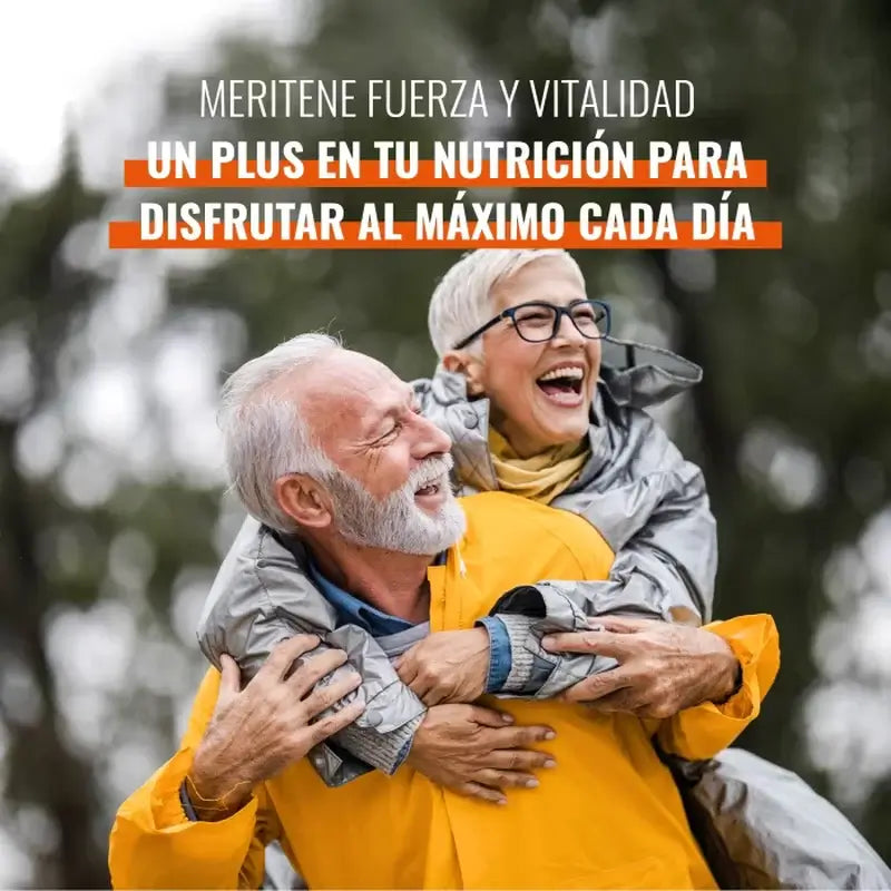 Meritene Strength & Vitality Batido de sabor a chocolate, 15 saquetas x 30 g