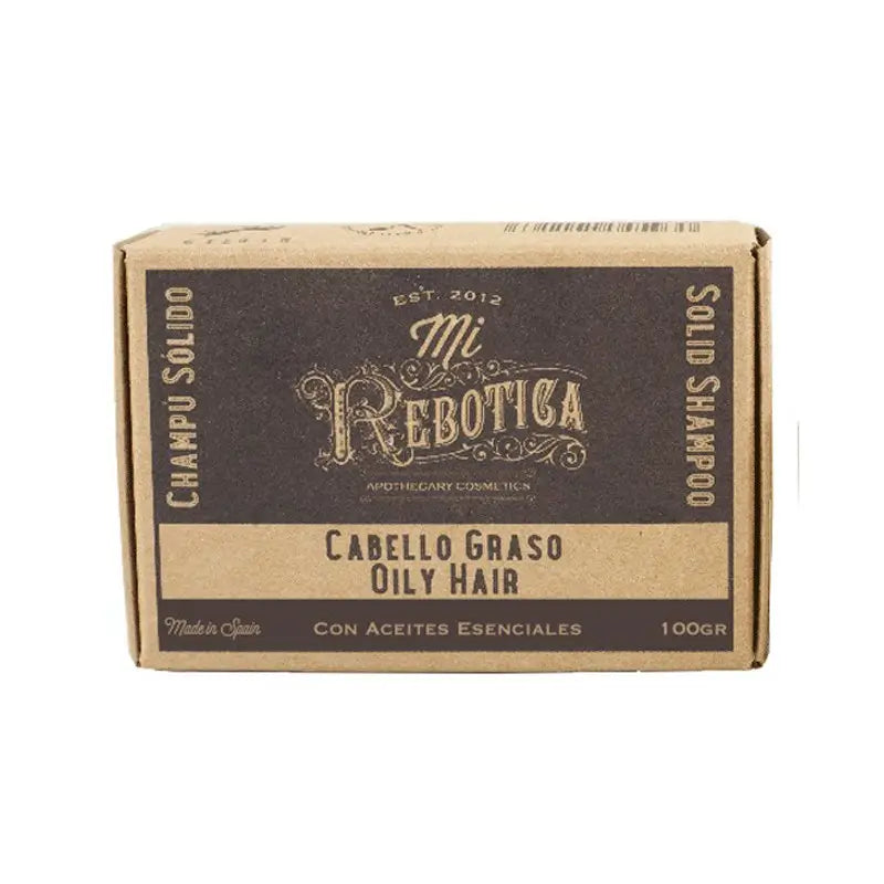 Mi Rebotica Champú SóLido Cabello Graso 100 gr Extractos Naturales