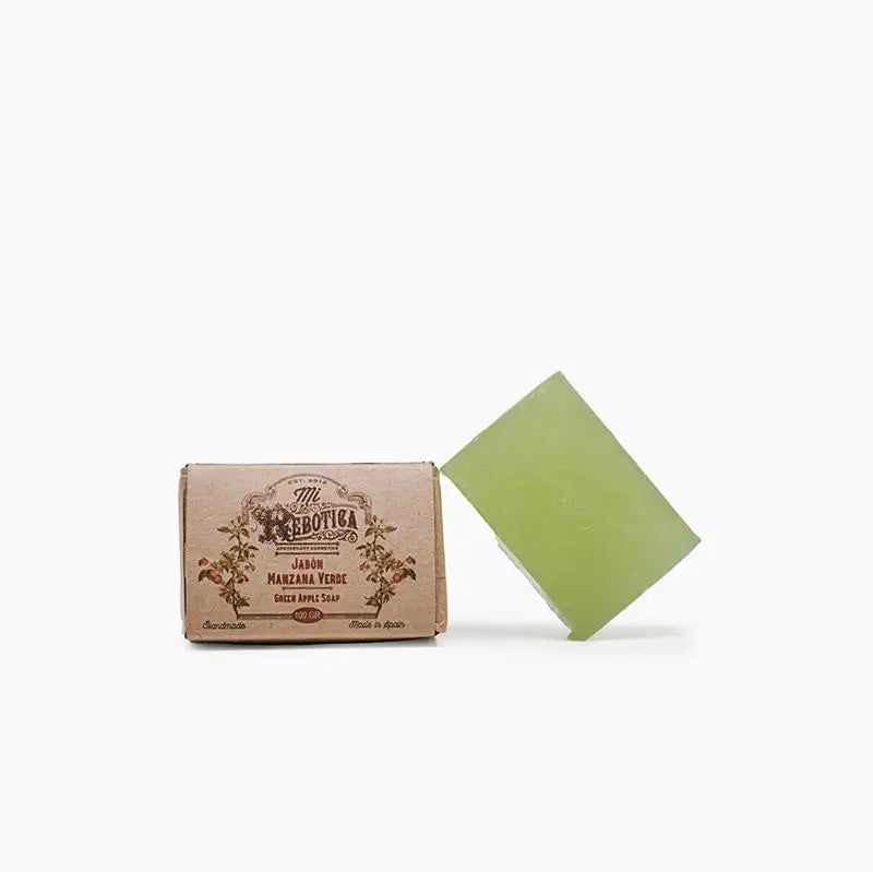 Mi Rebotica Jabón De Glicerina Artesano Manzana Verde 100 Gr