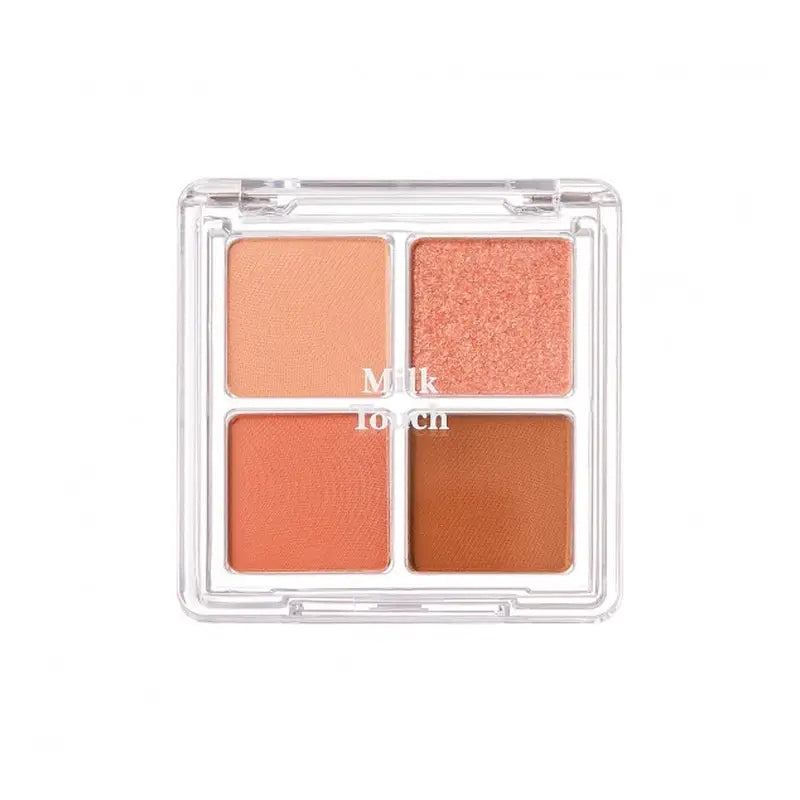 Milk Touch Be My First Eye Palette Coral Mood Date , 1,9 gr x 4