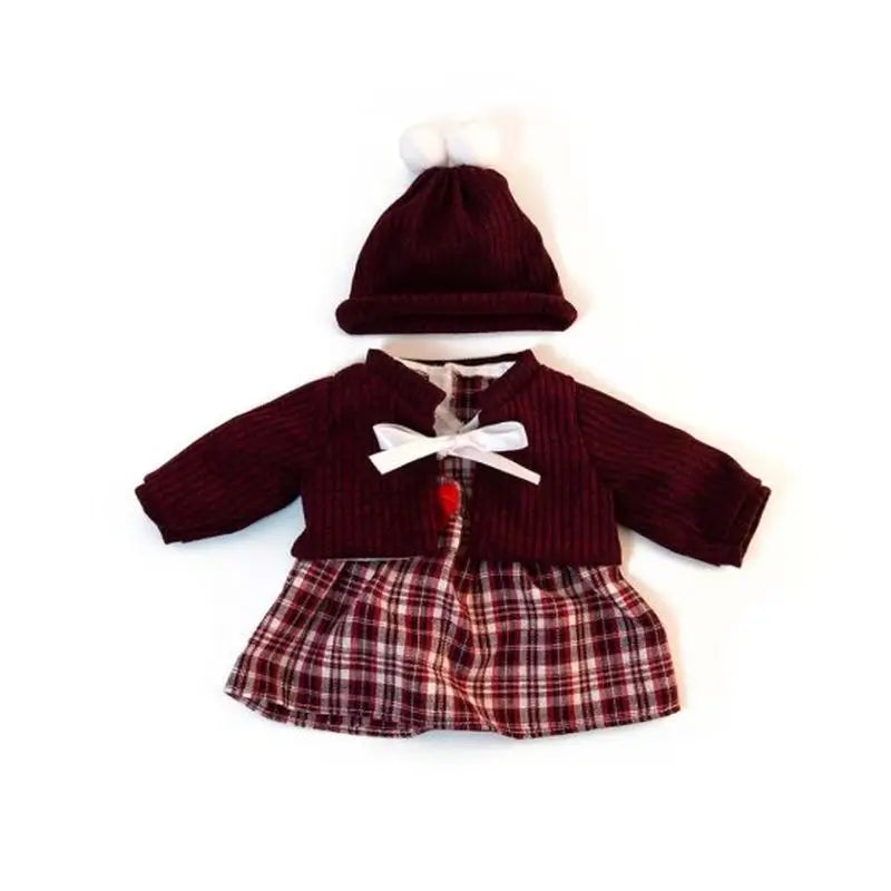 Miniland Ropa Conjunto Frío Vestido Para Muñeco 38 Cm