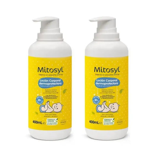 Mitosyl Baby Loção Corporal Dermoprotectora , 2X400 Ml