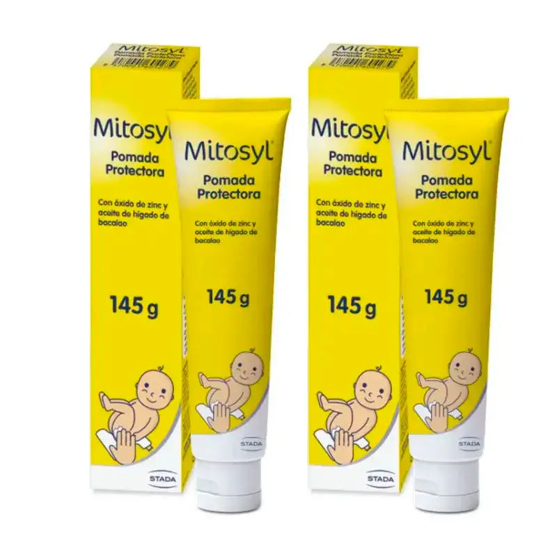 Mitosyl Pomada protetora, embalagem 2 x 145 gr