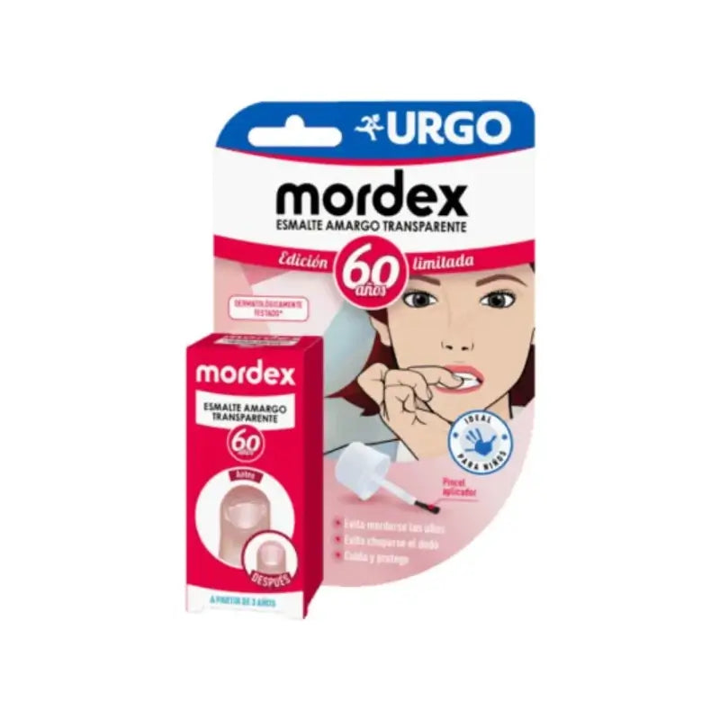 Mordex - Esmalte Amargo Transparente - Frasco de 9 ml