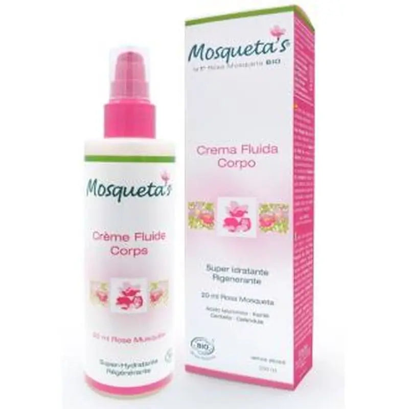 Mosqueta´S Rosa Mosqueta Crema Fluida Cuerpo Hidratante 200Ml