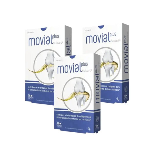 Movial Plus Fluidart Pack 3 x 28 cápsulas