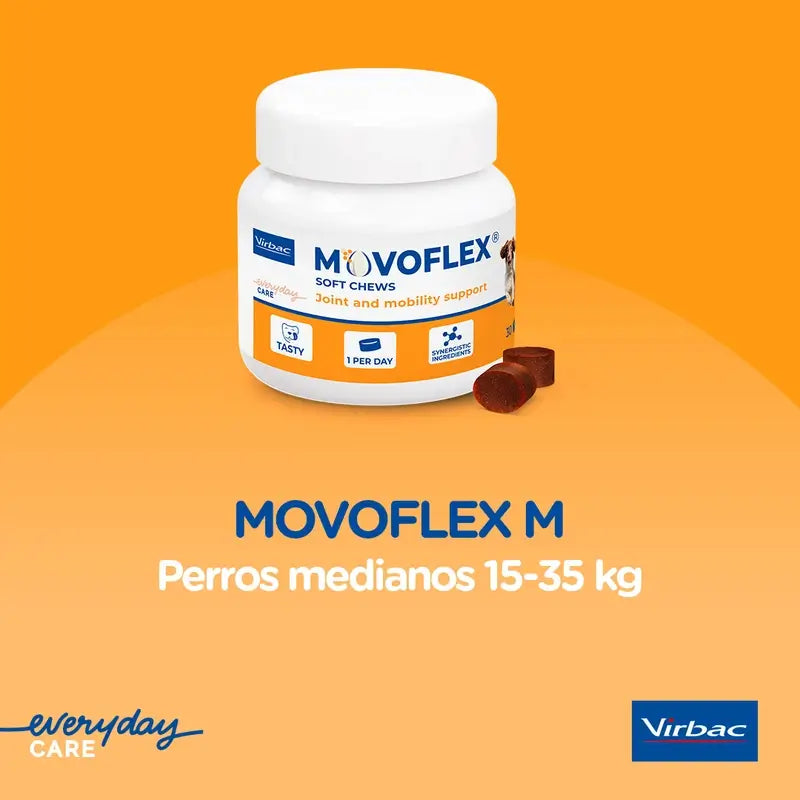 Movoflex Chondroprotector Cães Médios 15-35kg, 30 Comprimidos