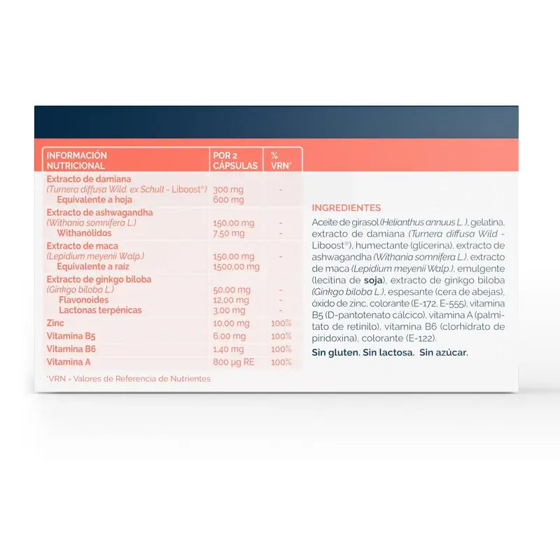 Musa Duplo Vigor Libido , 2 x 60 cápsulas