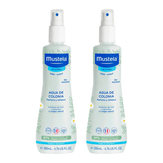 Mustela Duplo Eau de Toilette sem Álcool, 2x200ml