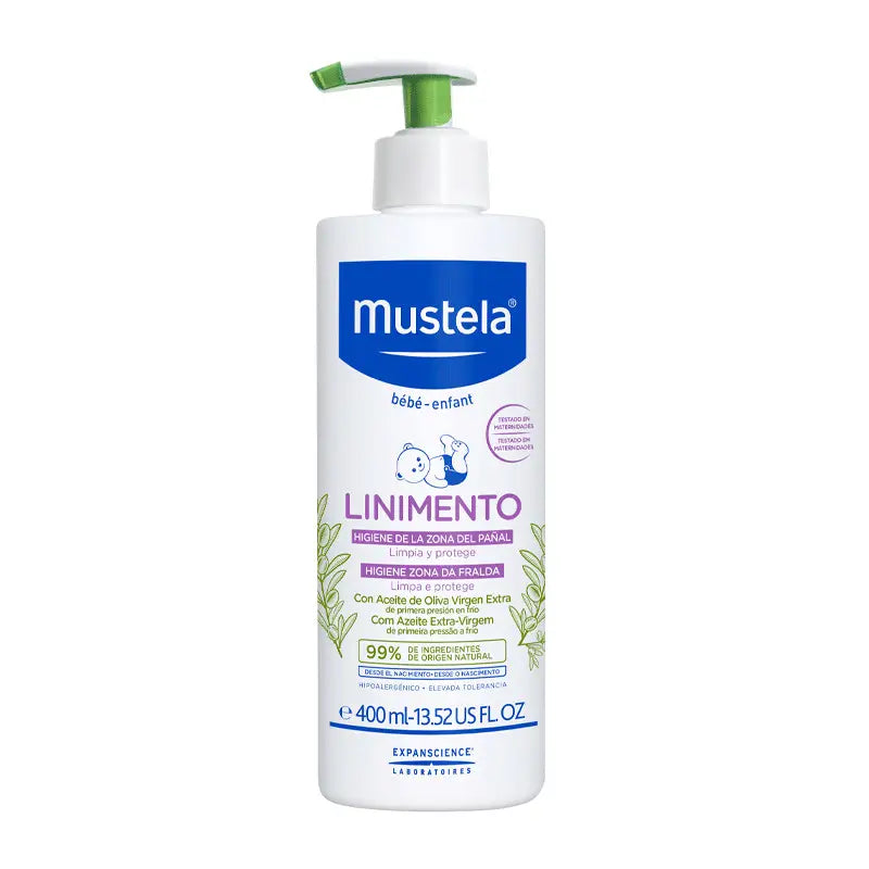 MUSTELA linimento de higiene infantil 400 ml