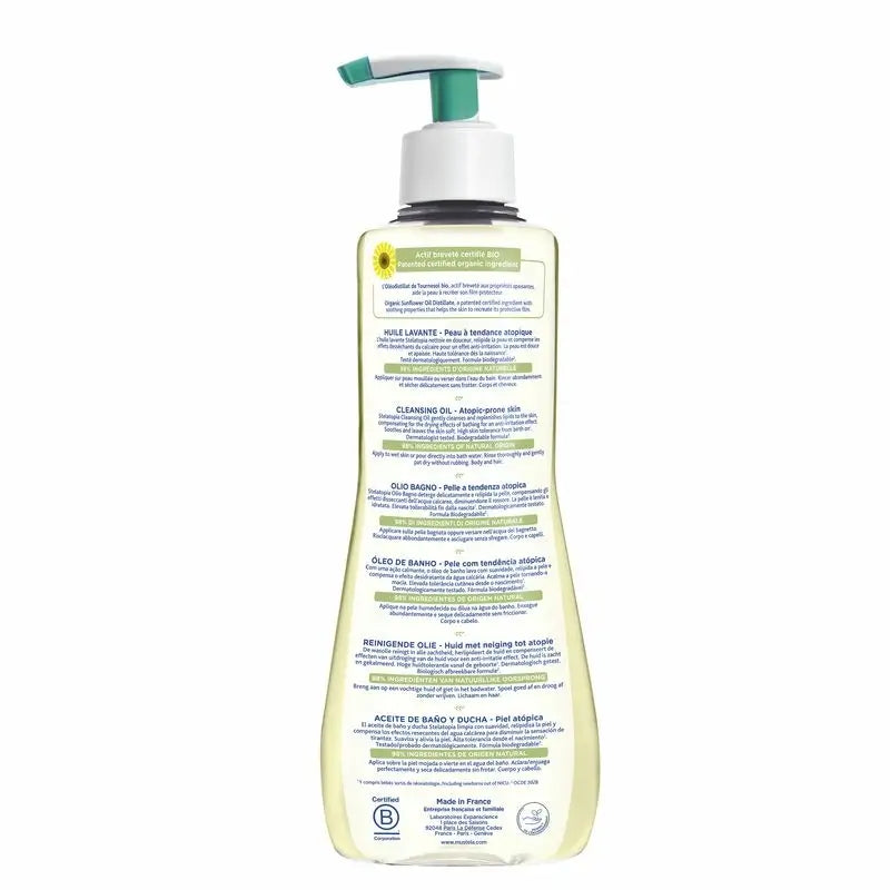 Óleo de Banho e Duche Mustela Stelatopia, 500 ml