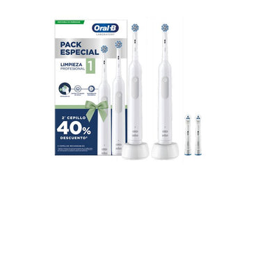 Oral-B Laboratory Pro Clean 1 Escova de dentes eléctrica + 2 pegas