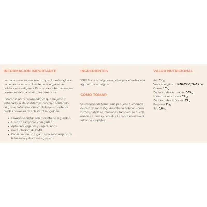 Myconatur Maca em Pó 200Gr. Eco