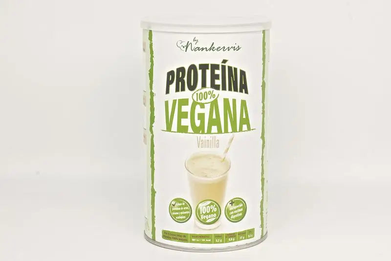 Nankervis Proteina Vegana Sabor Vainilla, 450 Gr