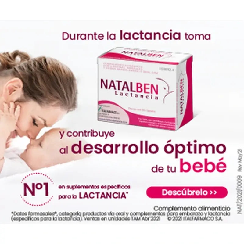 Natalben Lactation , 6 x 60 cápsulas