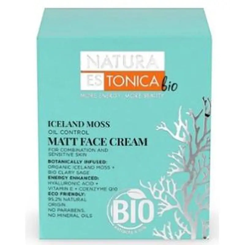 Natura Estonica Crema Facial Musgo De Islandia 50Ml. Bio