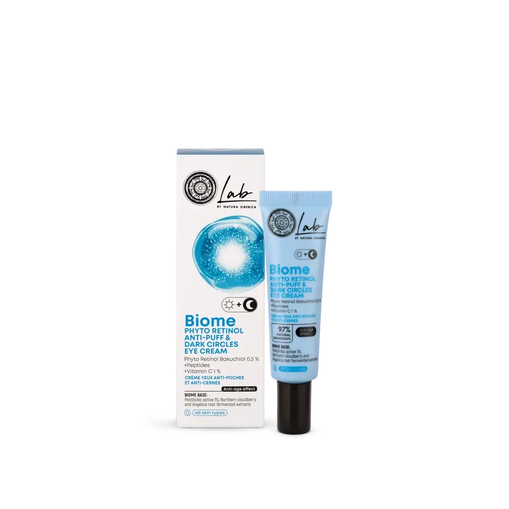 Natura Siberica Phytoretinol Creme Para Combater as Olheiras e o Inchaço à Volta dos Olhos, 30 Ml