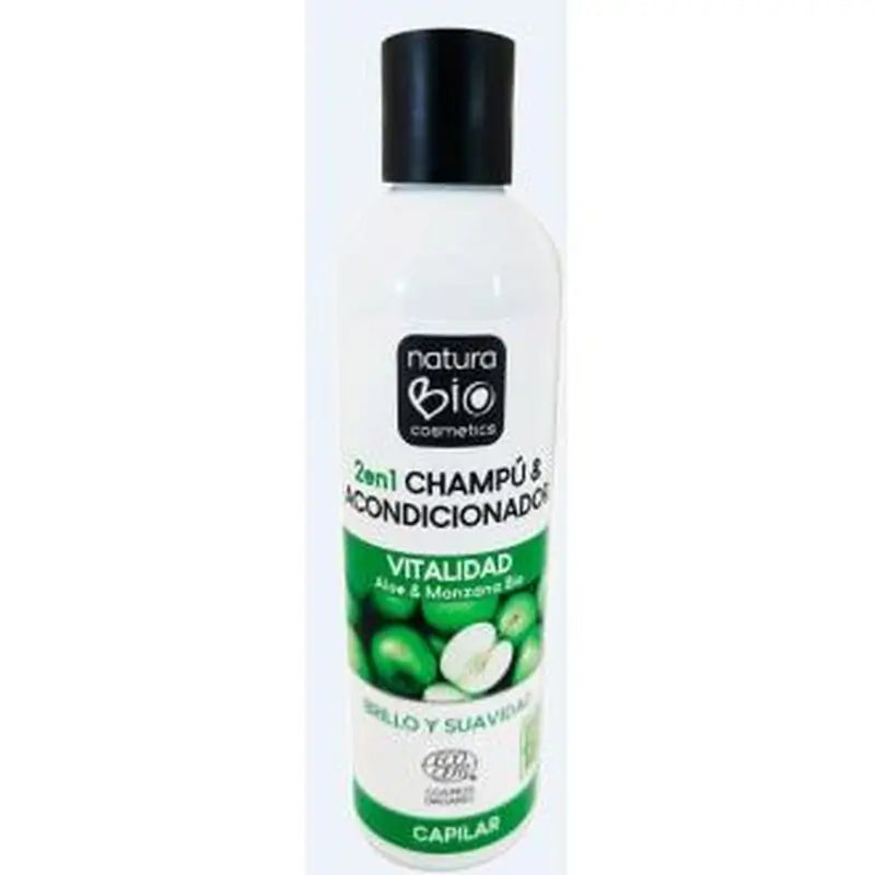 Naturabio Cosmetics Champu-Acondicionador 2En1 Vitalidad 250Ml.