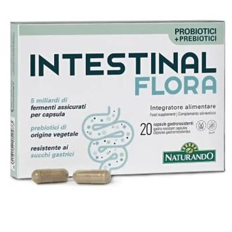 Naturando Intestinal Flora 20 Comprimidos