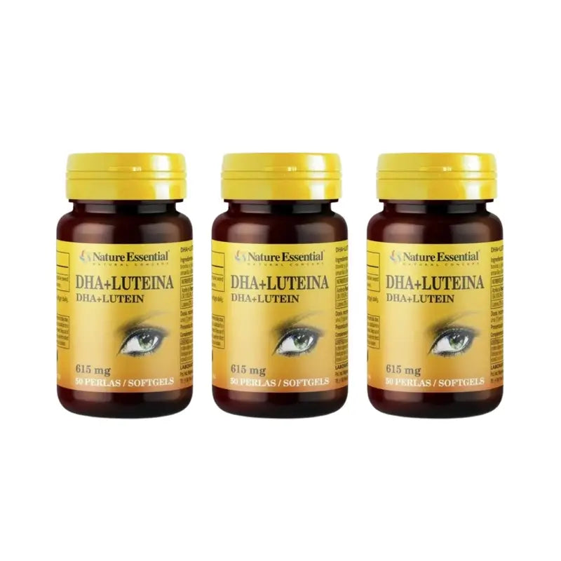 Nature Essential Dha + Lutein Pack 3 x 50 pérolas