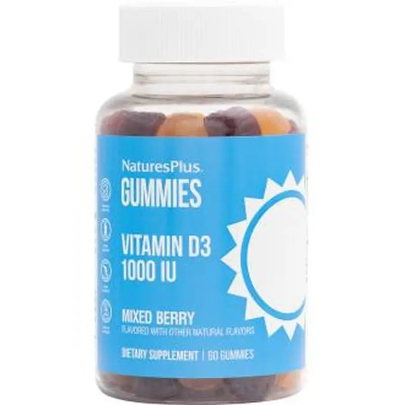 Natures Plus Gummies Vitamina D3 60Gummies.