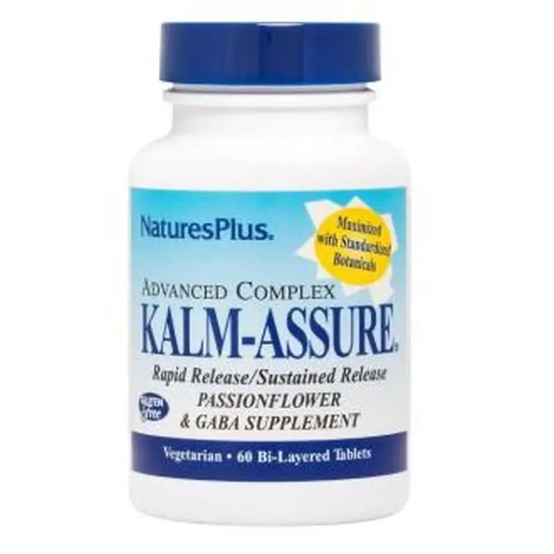 Natures Plus Kalmassure Pasiflora Gaba 60Comp.