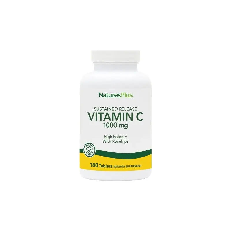 Natures Plus Vit. C 1000Mg.Con Escaramujo 180Comp.