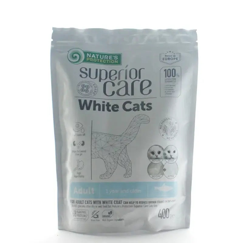 Natures Protection Sc Arenque Branco para Gatos, 400 g