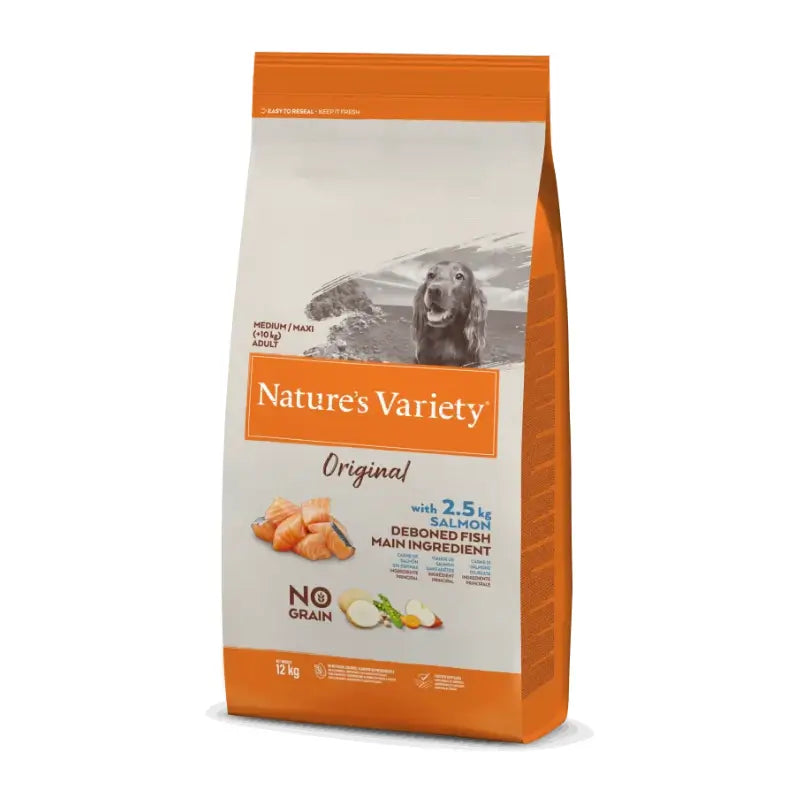 Variedade da natureza adulta canina adulta original MD/MX Salmon 12kg