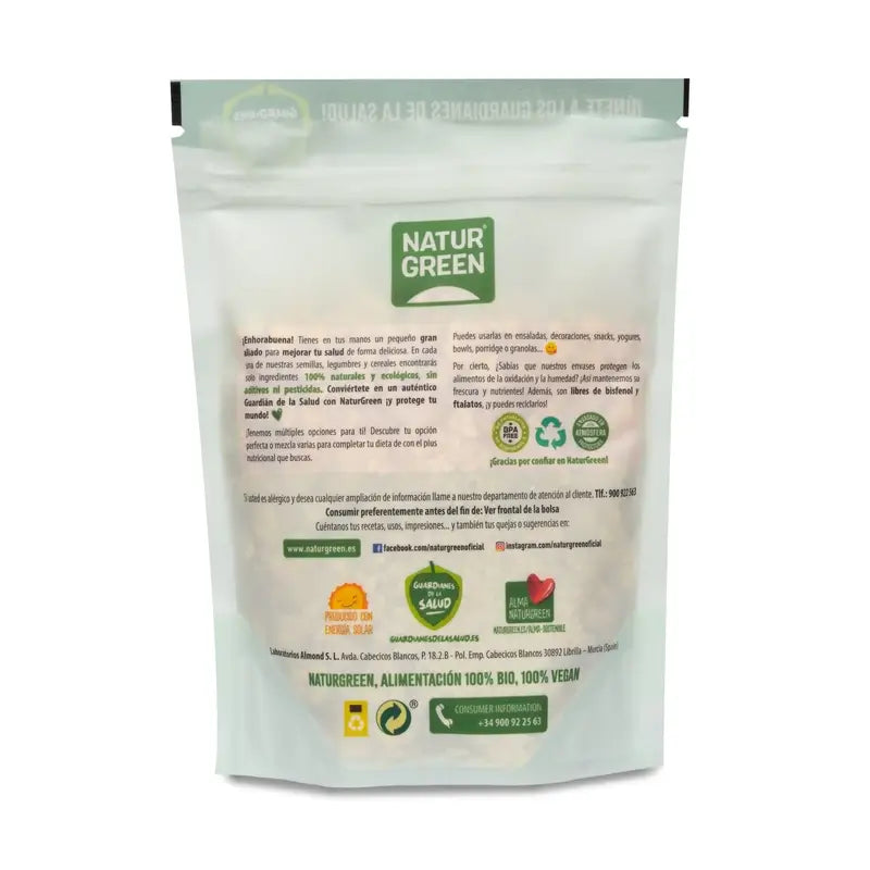Snacks de grão-de-bico biológico Naturgreen, 225 g