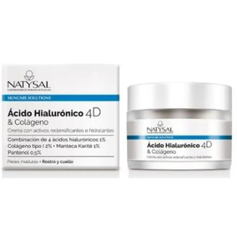 Natysal Acido Hialuronico 4D &Amp Colageno Crema 50Ml.