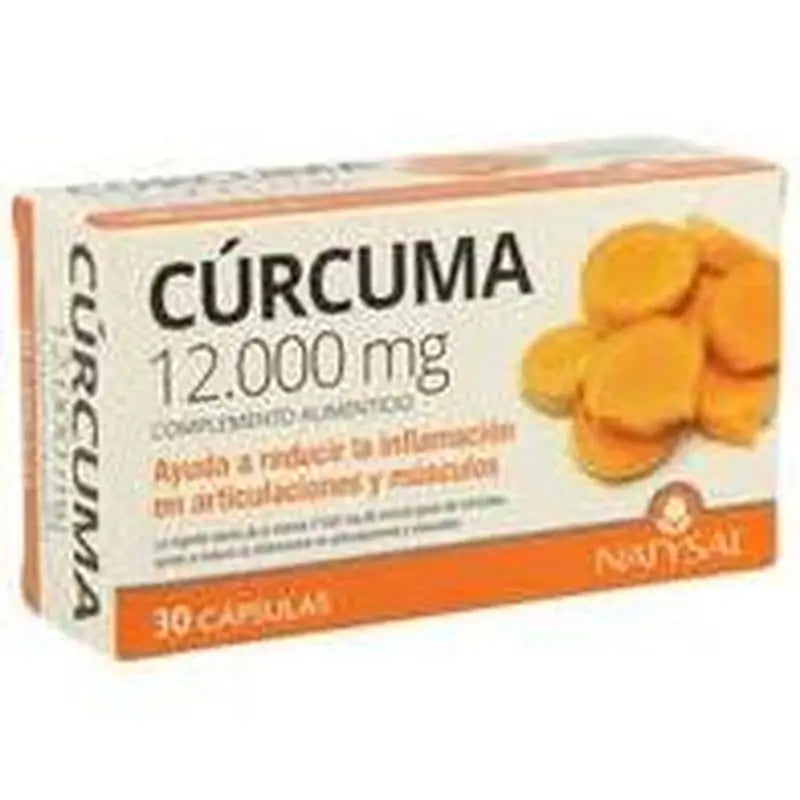 Natysal Curcuma + Bioperine ( Pimienta Negra), 30 Cápsulas