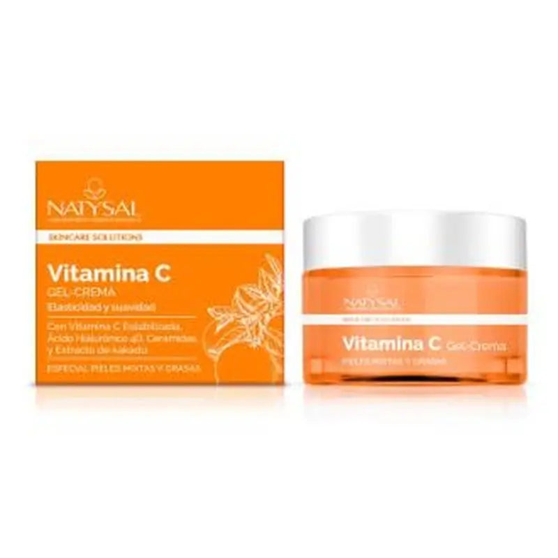 Natysal Vitamina C Piel Mixta-Grasa Gel-Crema 50Ml.