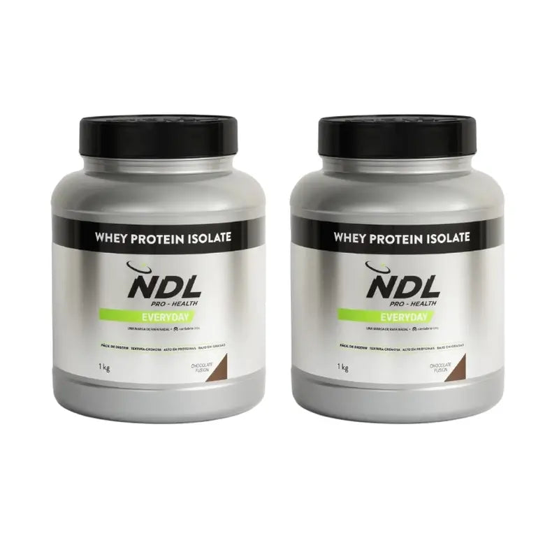 Ndl Pro-Health Whey Protein Isolate - Proteína Isolada, Chocolate Fusion , 2X1 Kg