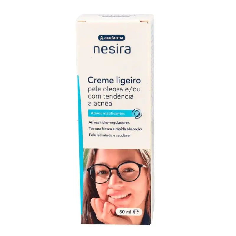 Creme Facial Hidroregulador Matificante Nesira, 50 ml