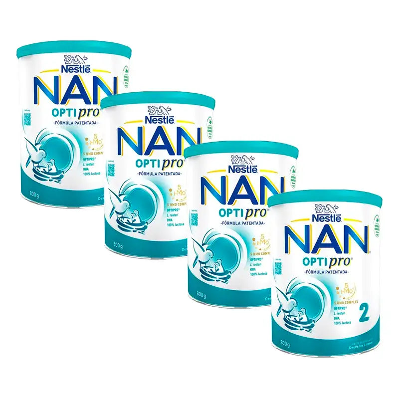 Comprar Nestlé Nan Optipro 2 Formula, 4X800g ao melhor preço.