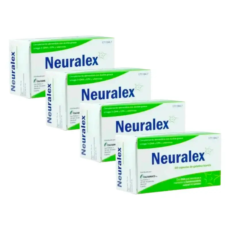 Neuralex, Embalagem 4 x 60 Cápsulas