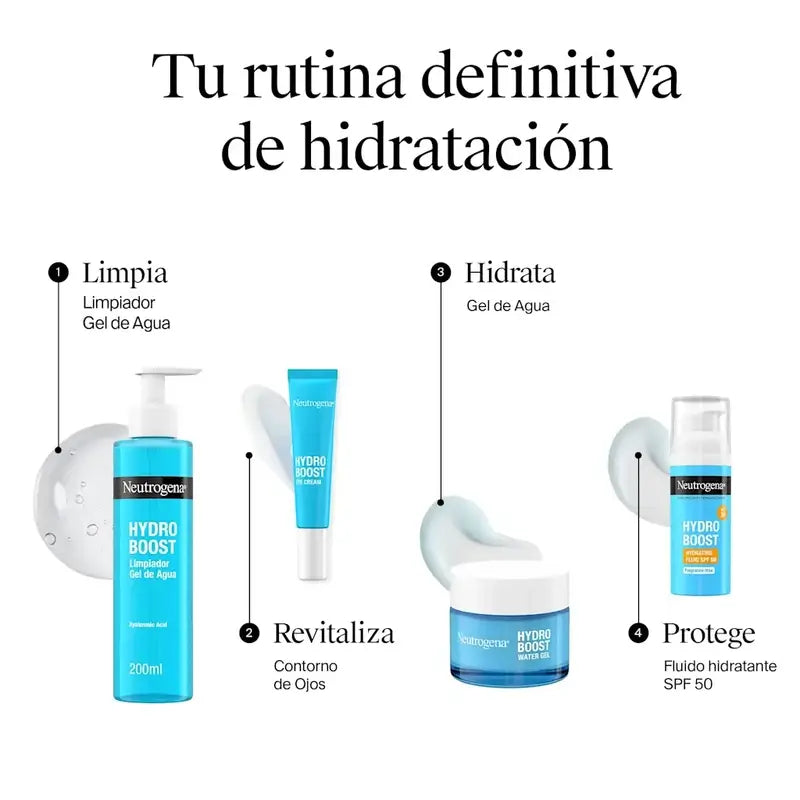 Neutrogena Hydro Boost Creme Fluido Hidratante Facial Spf50, 2X50 Ml
