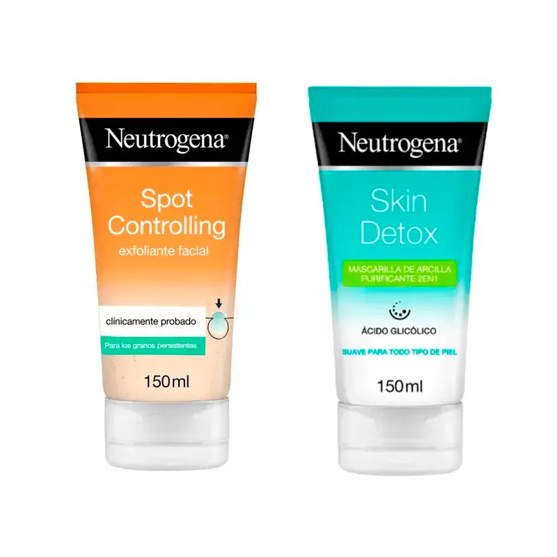 Neutrogena Rotina de desintoxicação da pele oleosa - Purificação da pele oleosa e controlo da oleosidade