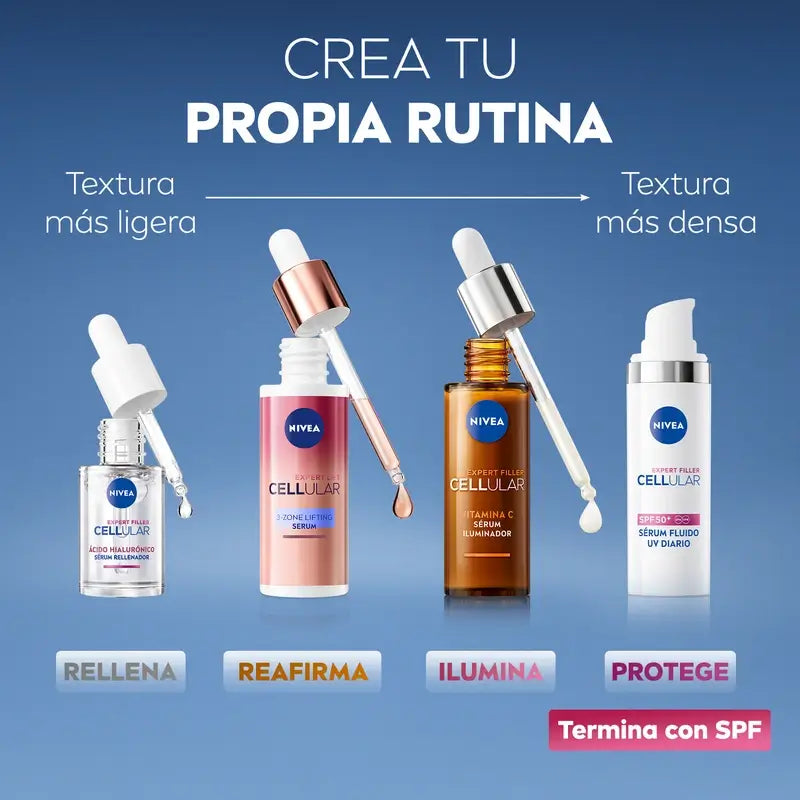 Nivea Hyaluron Cellular Expert Filler Sérum Repositor de Ácido Hialurónico 15Ml
