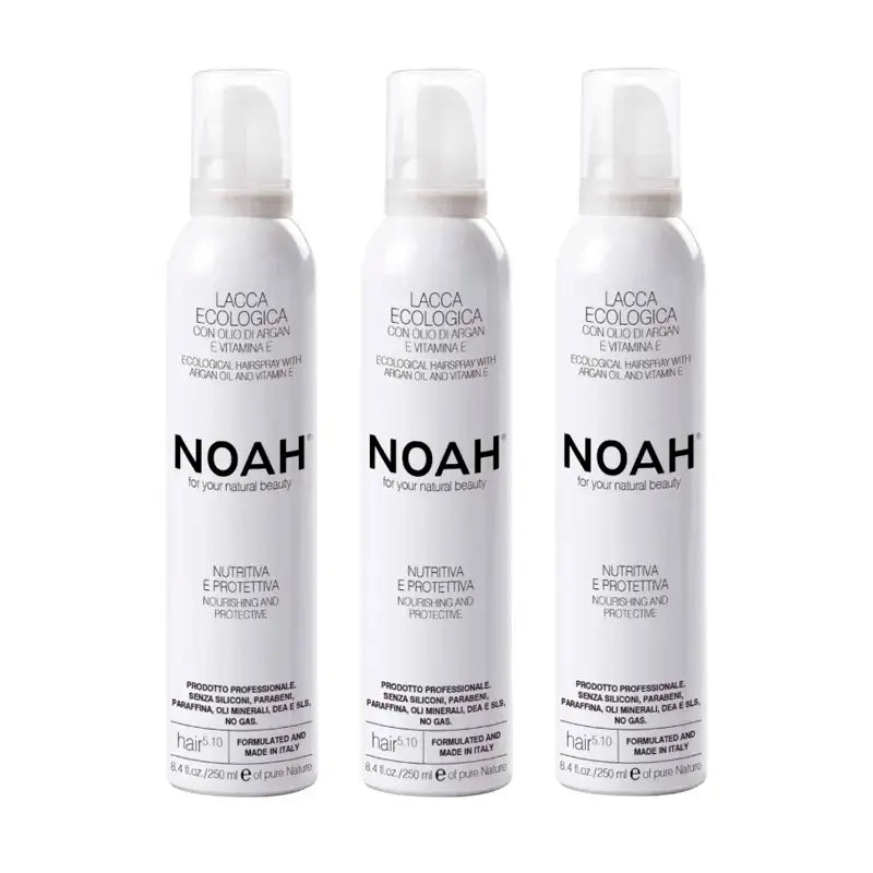 Noah Vitamin E Hair Spray, Embalagem 3 x 250Ml.