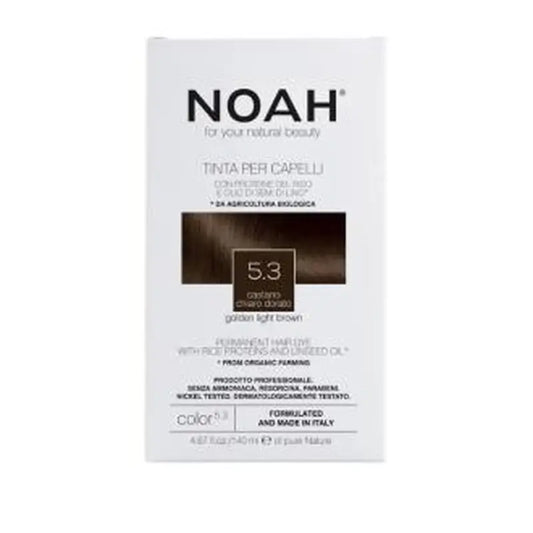Noah Tinte Capilar Castaño Claro Dorado 5.3 140Ml.