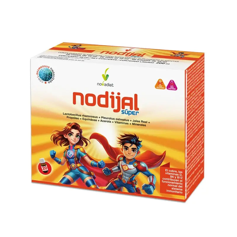Novadiet Nodijal Super (Geleia para Crianças), 20 frascos