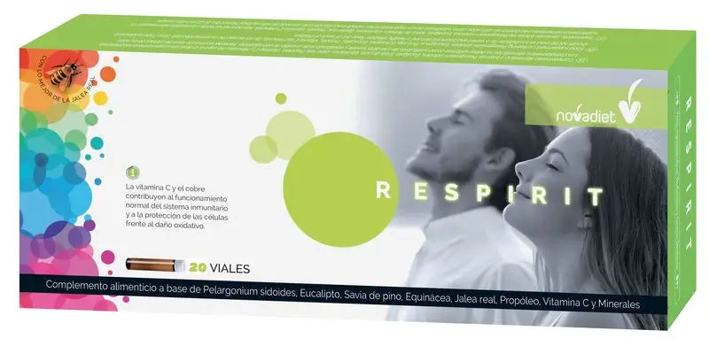 Novadiet Respirit, 20 Viales De 10 Ml