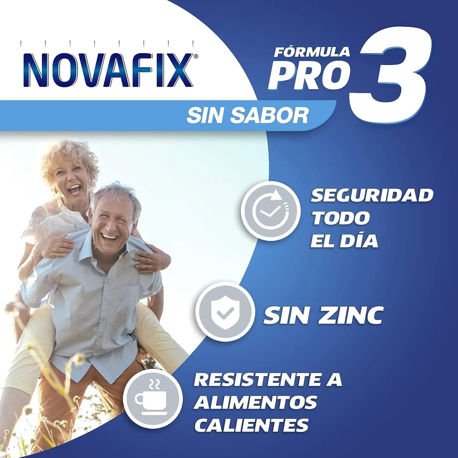 Novafix Fórmula Pro3 Sin Sabor, 20 Gramos