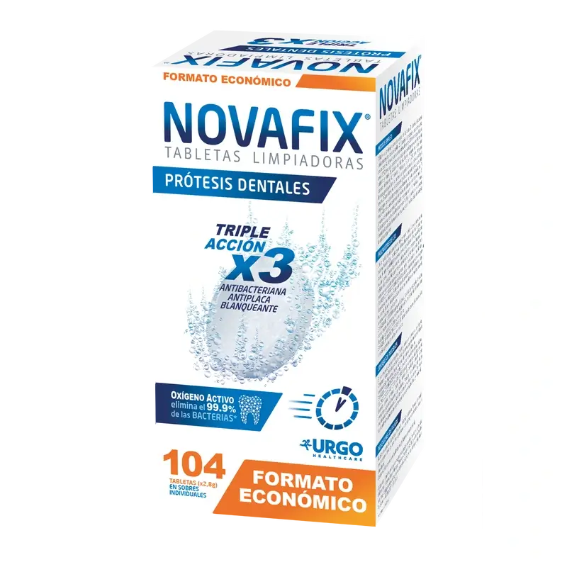 Novafix Cleaners Pastilhas de limpeza antibacterianas - Caixa de 104 unidades, 104 unidades