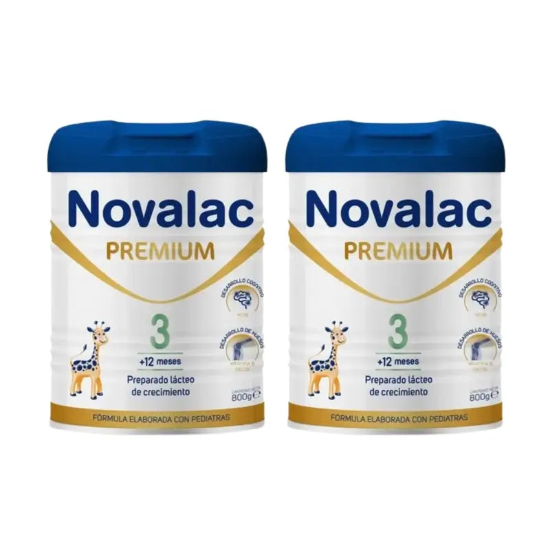 Novalac Premium 3 Leite para Crescimento, 2X800 Gr