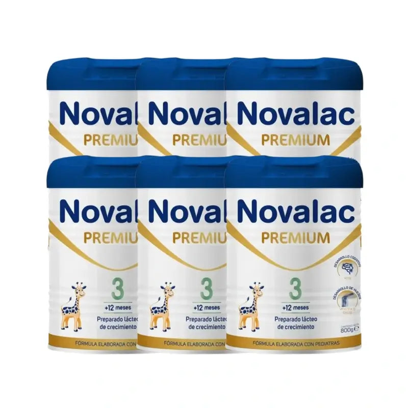 Novalac Premium 3 Leite para Crescimento, 6X800 Gr